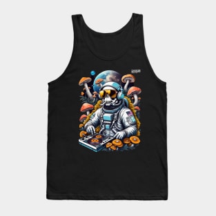 Psychedelic Dj Astronaut - Catsondrugs.com - astronaut, space, stars, galaxy, nasa, cool, planets, funny, universe, astros, astronomy, trippy, surreal, asteroidday, planet Scale Tank Top